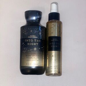 Bath & Body Works Into the Night Black and Gold Set